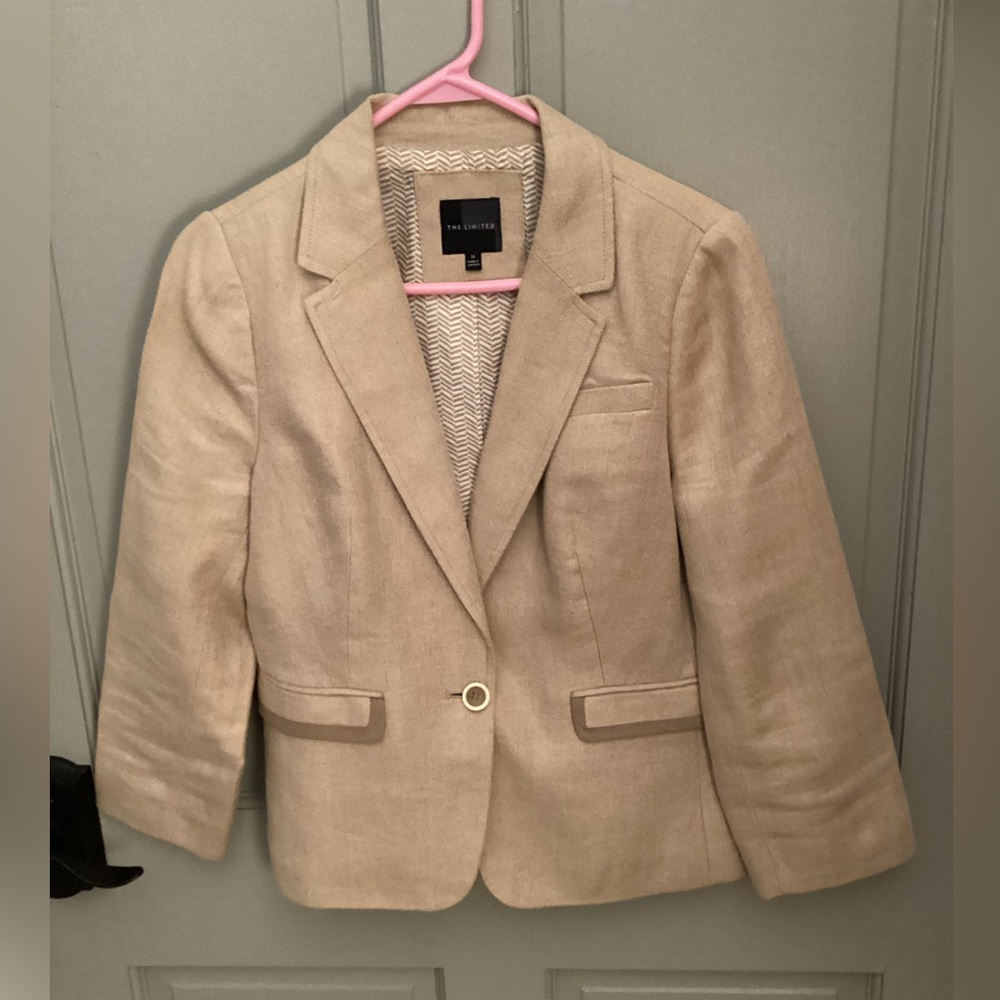 The Limited Beige Blazer